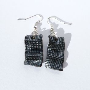 Cercei handmade, Black & Silver